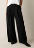 Pima Cotton Stretch Jersey Full-Length Wide Pant