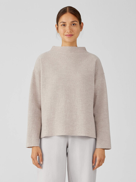 Lightweight Boiled Wool Box-Top