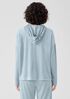 Cozy Velour Knit Hooded Top