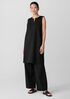 Lightweight Ponte Split Neck Dress