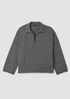 Italian Cashmere Split Neck Top