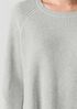 Cotton and Recycled Cashmere Thermal Crew Neck Top