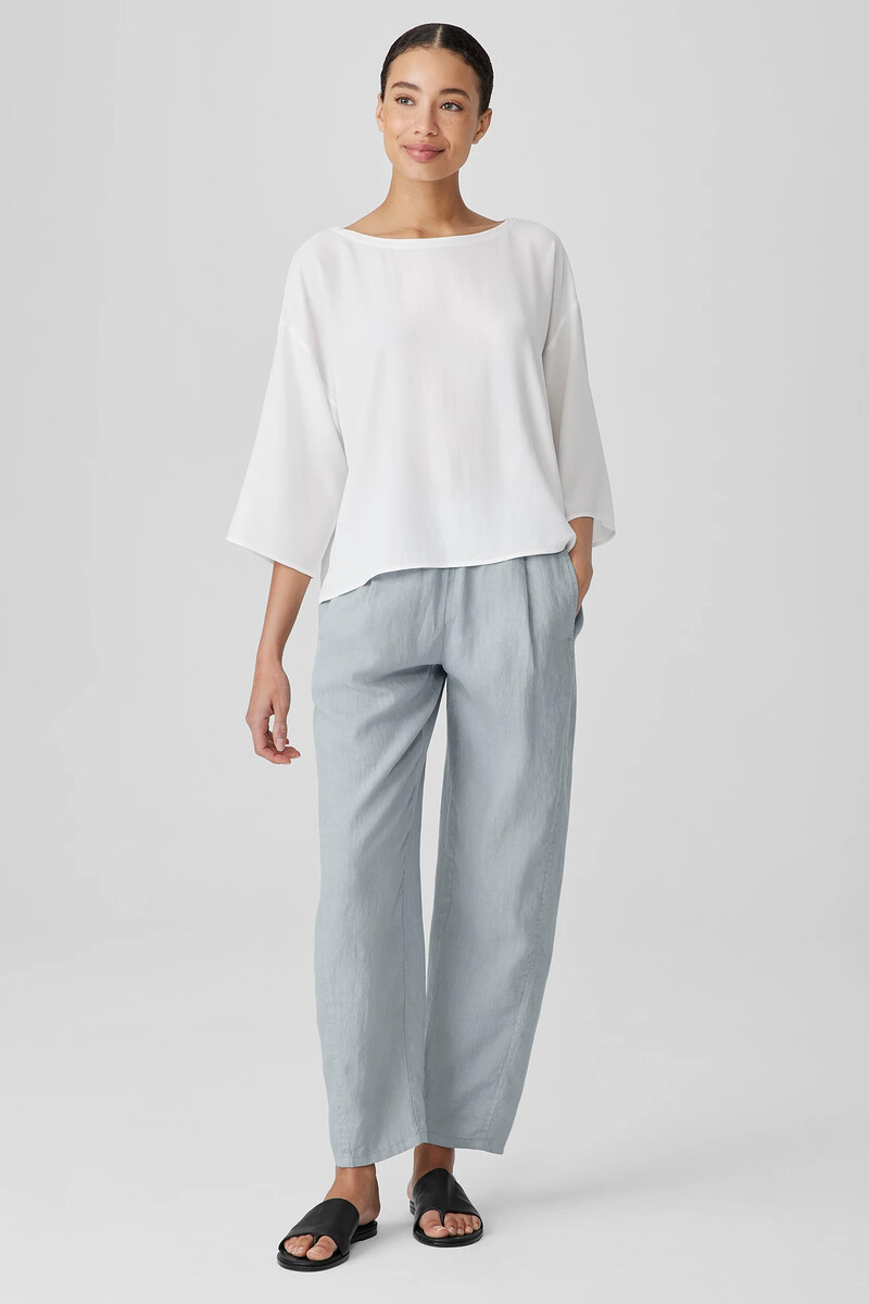 Garment-Dyed Organic Linen Lantern Pant Garment-Dyed Organic Linen Lantern Pant