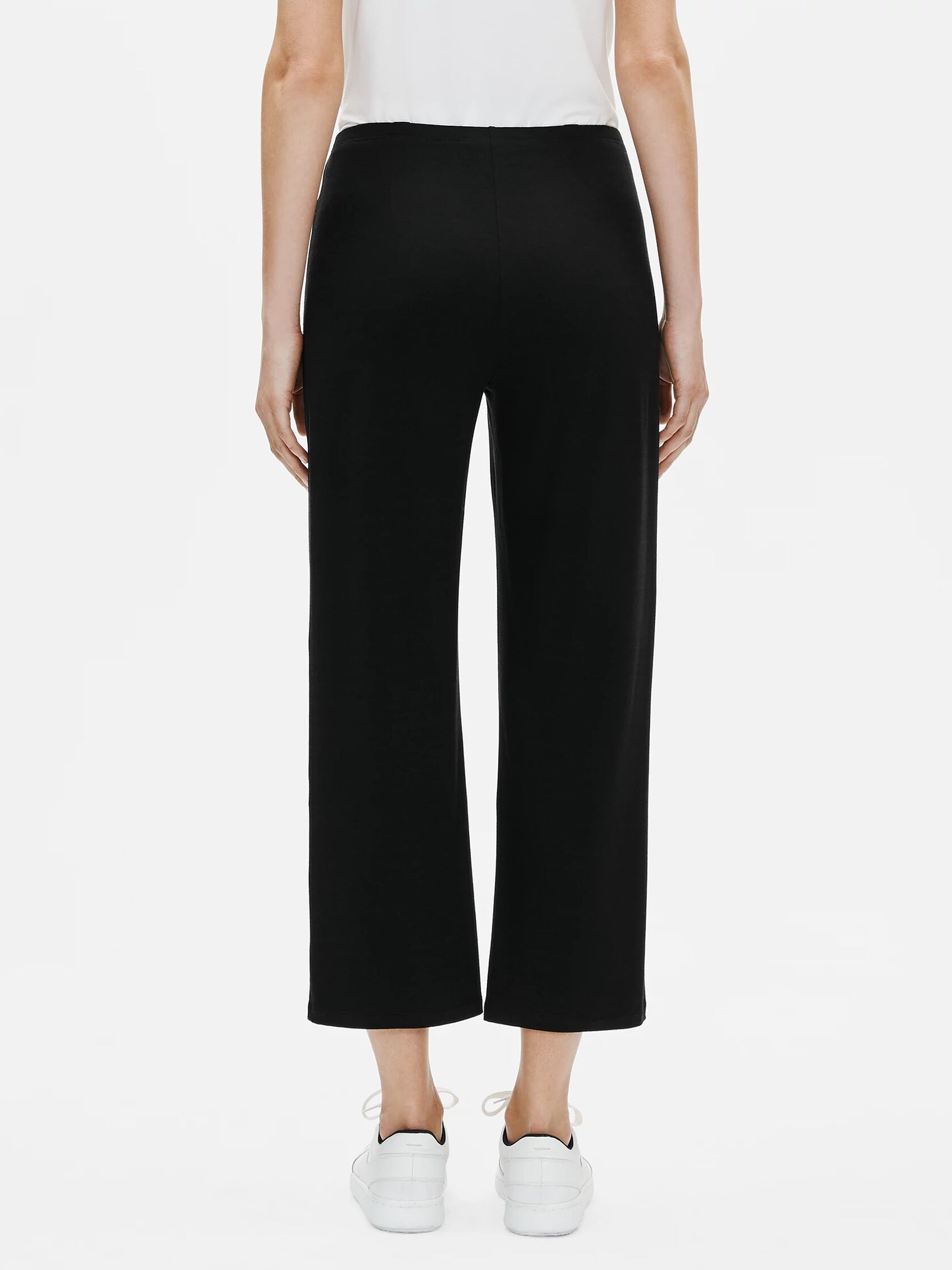 Fine Jersey Straight Cropped Pant