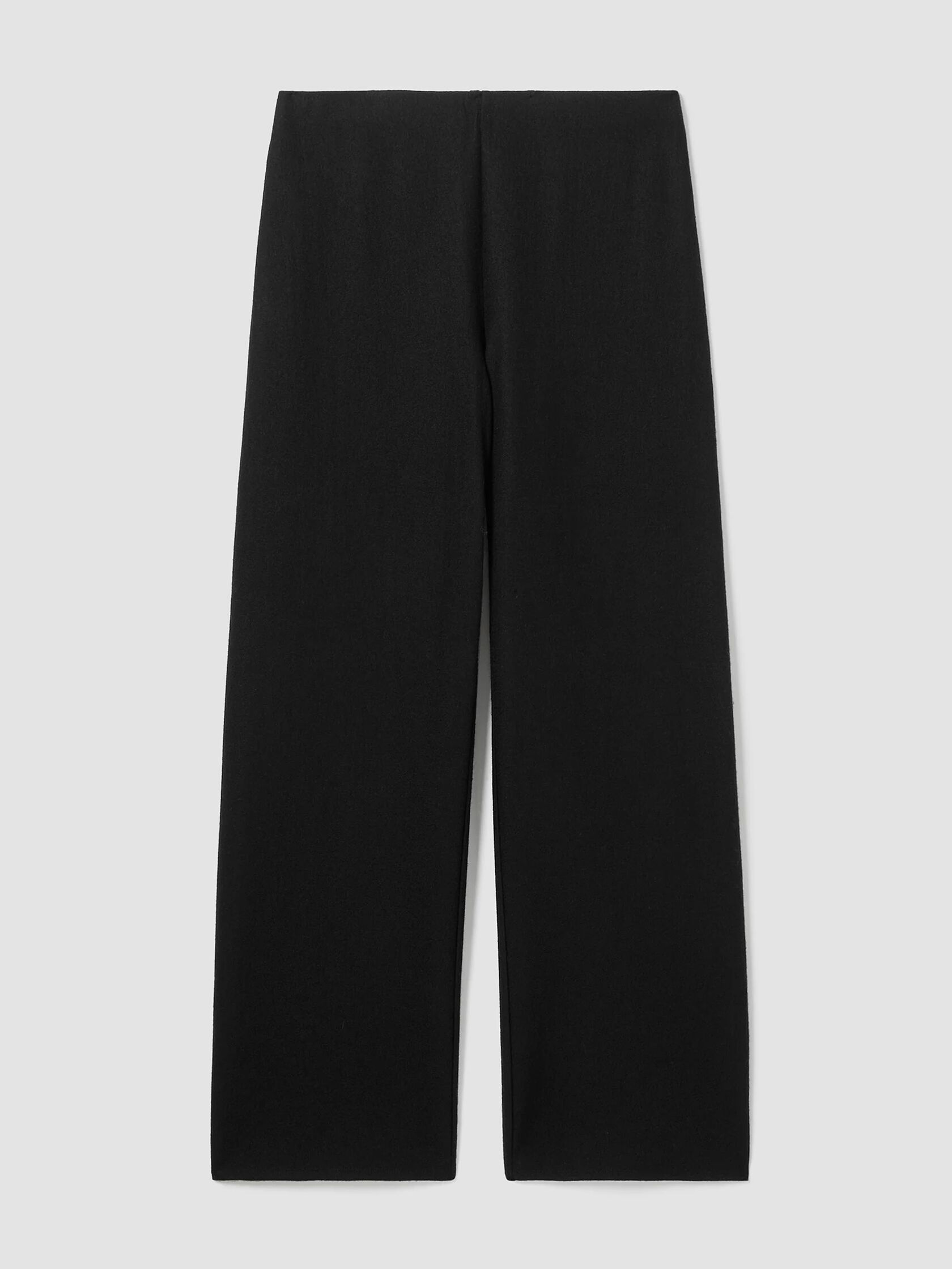 Boiled Wool Jersey Straight Pant