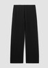 Boiled Wool Jersey Straight Pant