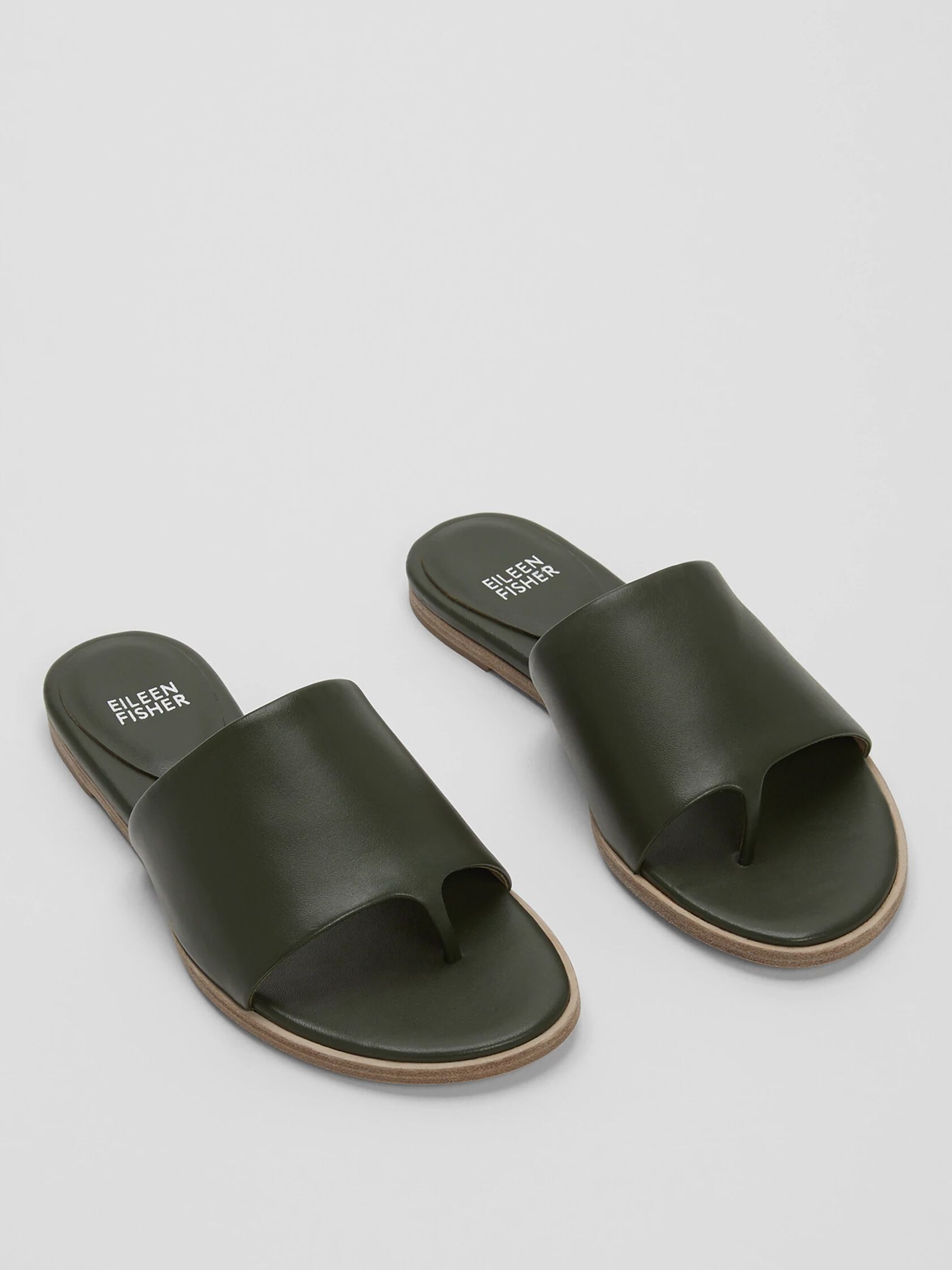 Edge Nappa Leather Slide