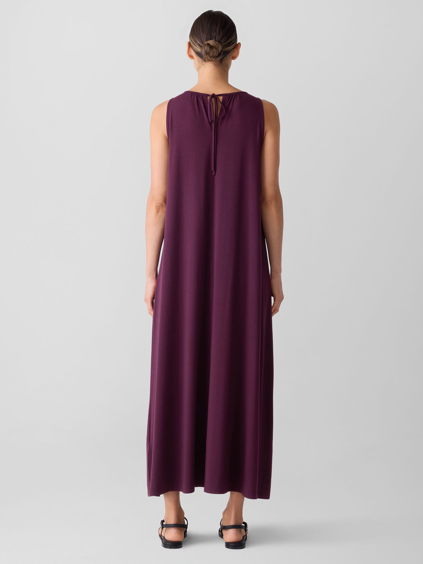 Fine Jersey Round Neck Tank Dress