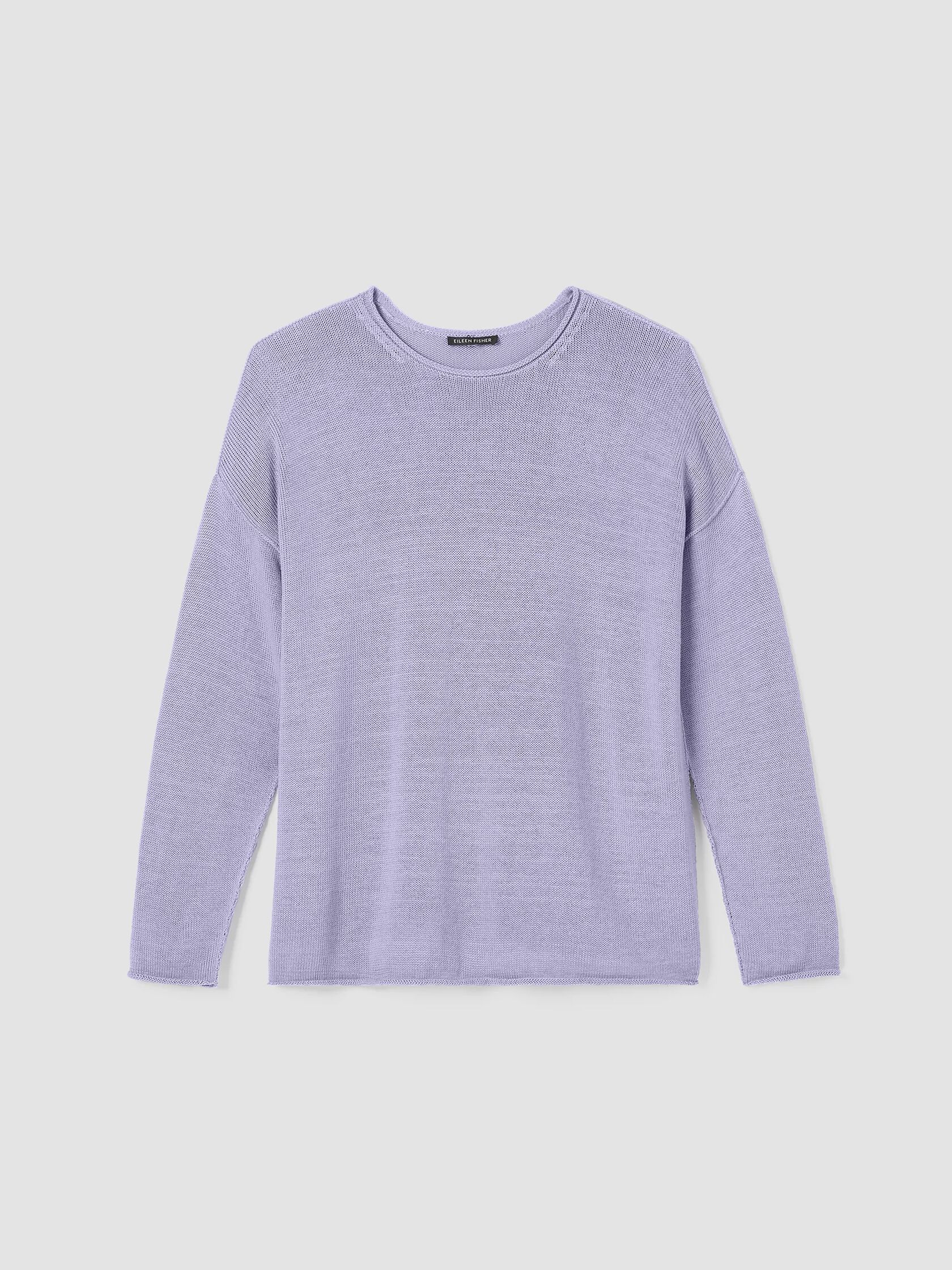 Peruvian Cotton Blend Crew Neck Top