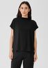 Fine Jersey Funnel Neck Top