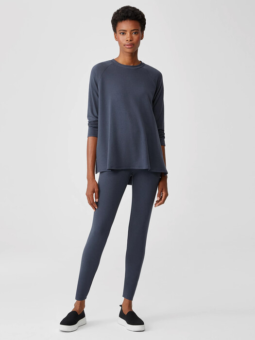 Cozy Brushed Terry High-Waisted Leggings