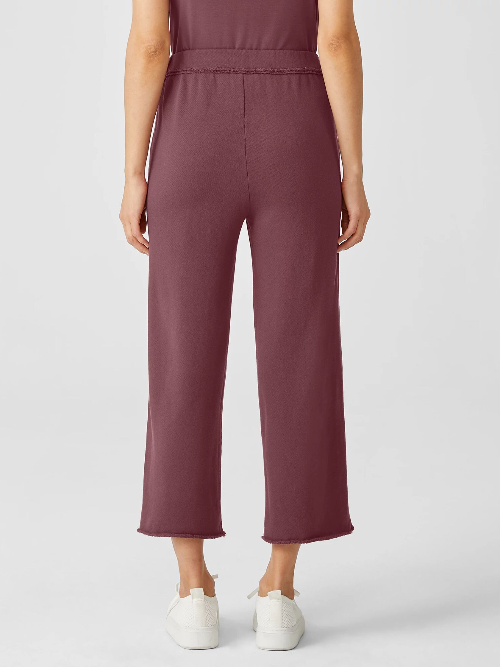 Lightweight Organic Cotton Terry Straight Pant