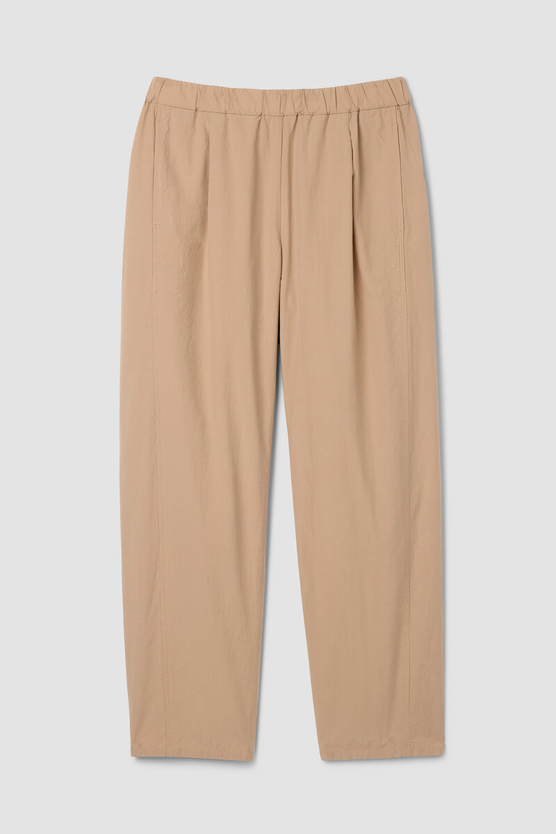 Washed Organic Cotton Poplin Lantern Pant Washed Organic Cotton Poplin Lantern Pant