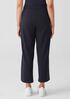 Pima Cotton Stretch Jersey Wide-Leg Pant
