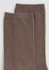 Cotton Waffle Crew Sock
