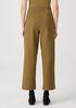 Boiled Wool Jersey Straight Pant