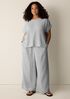 Striped Organic Cotton Gauze Square Top