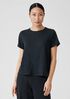 Organic Linen Jersey Crew Neck Tee