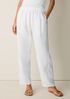 Organic Linen Pleated Lantern Pant