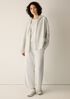 Fine Felted Wool Hooded Cardigan in Regenerative Wool