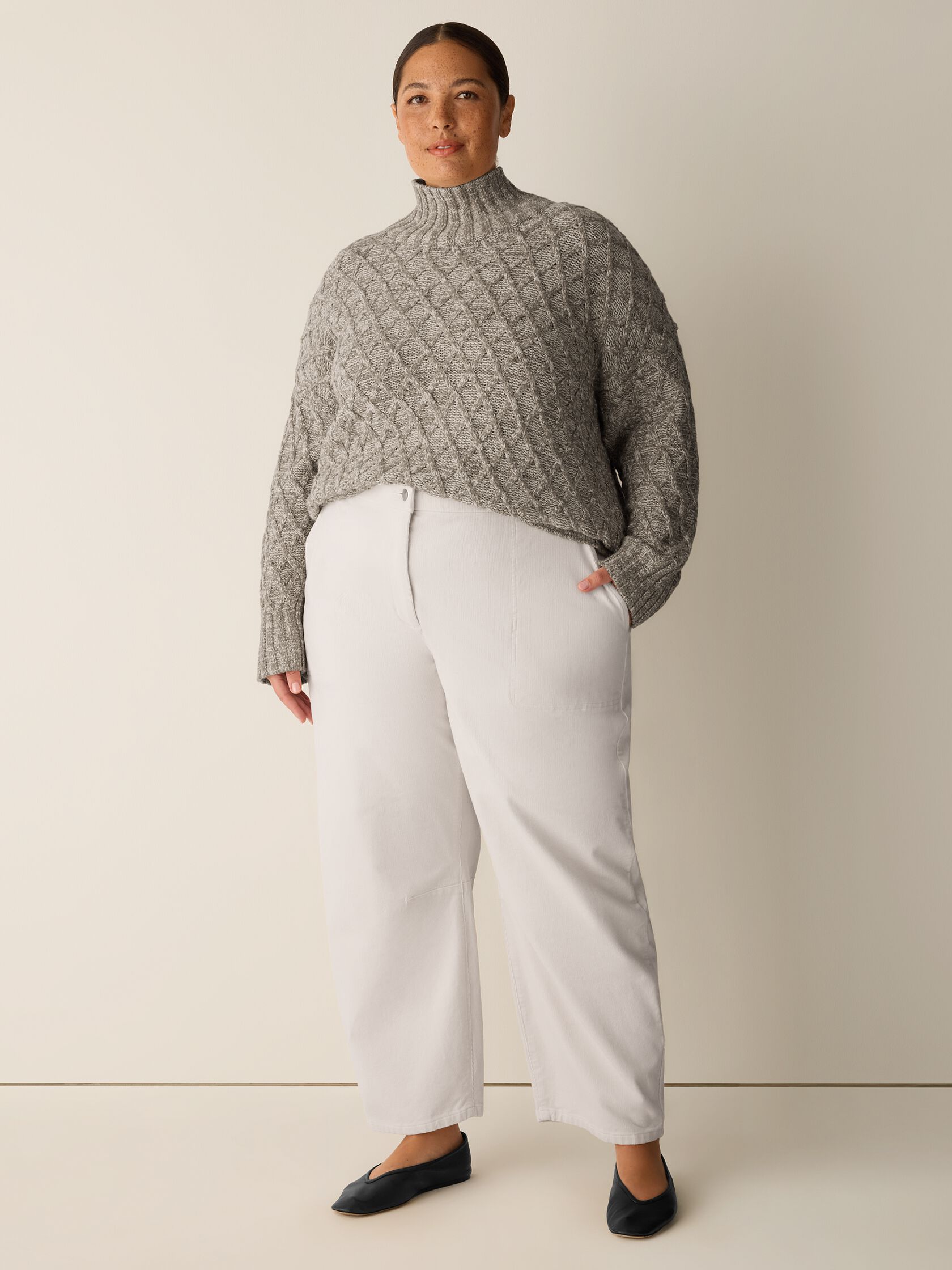 Organic Cotton Stretch Corduroy Arch Pant