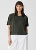 Organic Linen Jersey Round Neck Tee