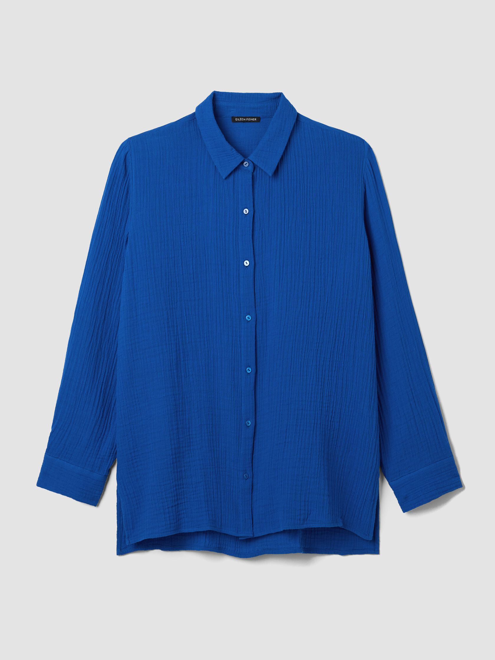 Organic Cotton Lofty Gauze Classic Collar Shirt