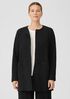 Organic Cotton Crinkled Knit Jacket