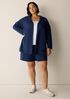 Garment-Dyed Organic Cotton Terry Hooded Jacket
