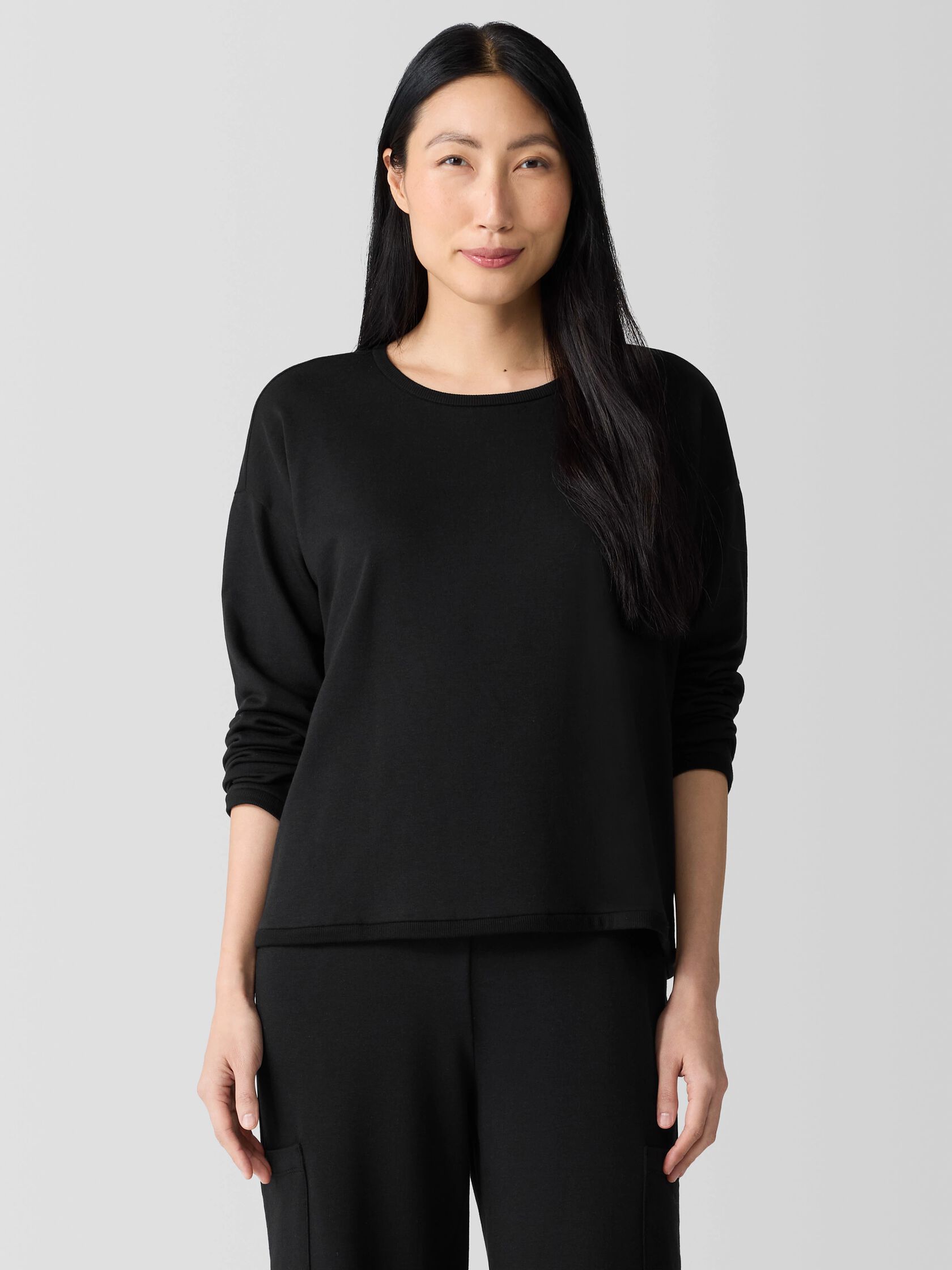 Cozy Brushed Terry Hug Box-Top