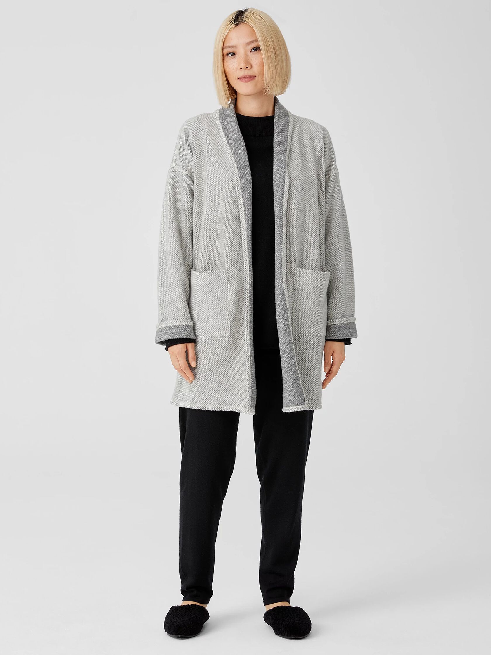 Organic Cotton Wool Fleece Reversible Jacket