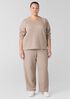Organic Cotton French Terry Straight Pant
