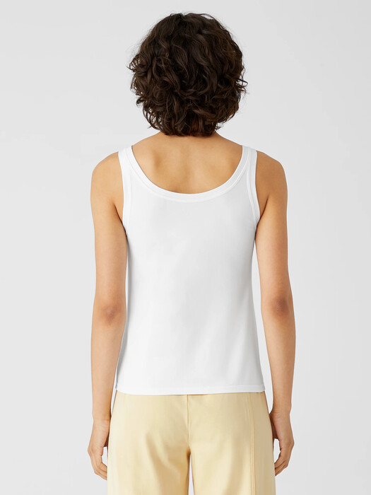 Traceable Organic Cotton Jersey Scoop Neck Tank
