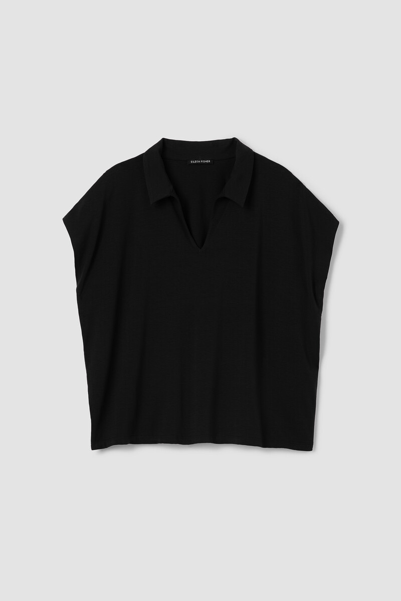 Fine Jersey Split Neck Top Fine Jersey Split Neck Top