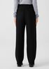 Boiled Wool Jersey Straight Pant