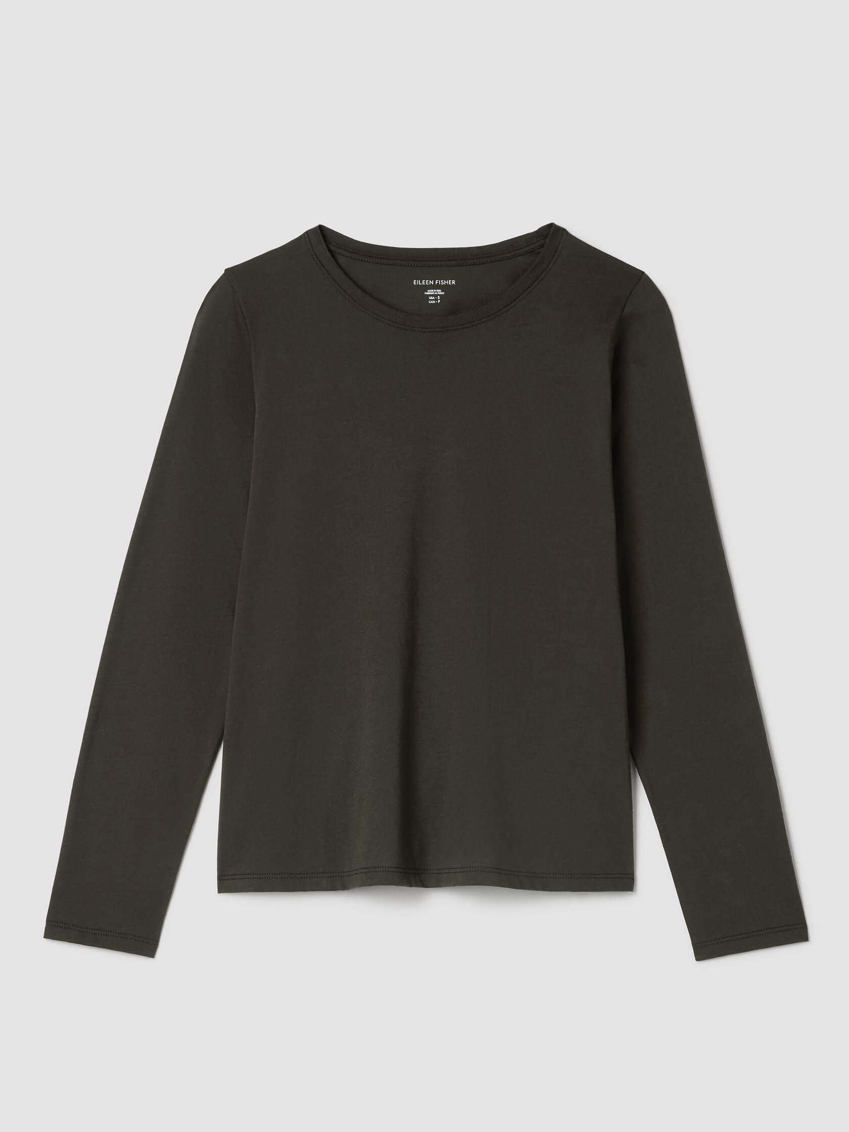 Organic Pima Cotton Jersey Long-Sleeve Tee