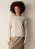 Cashmere Fluff Crew Neck Top