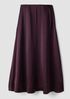 Textured Satin Half-Circle Skirt