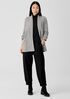 Organic Cotton Terry Shawl Collar Jacket