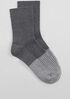 Organic Cotton Ribbed Quarter Crew Sock