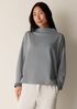Doubleknit Organic Cotton Stripe Reversible Top
