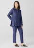 Crushed Silk Classic Collar Shirt