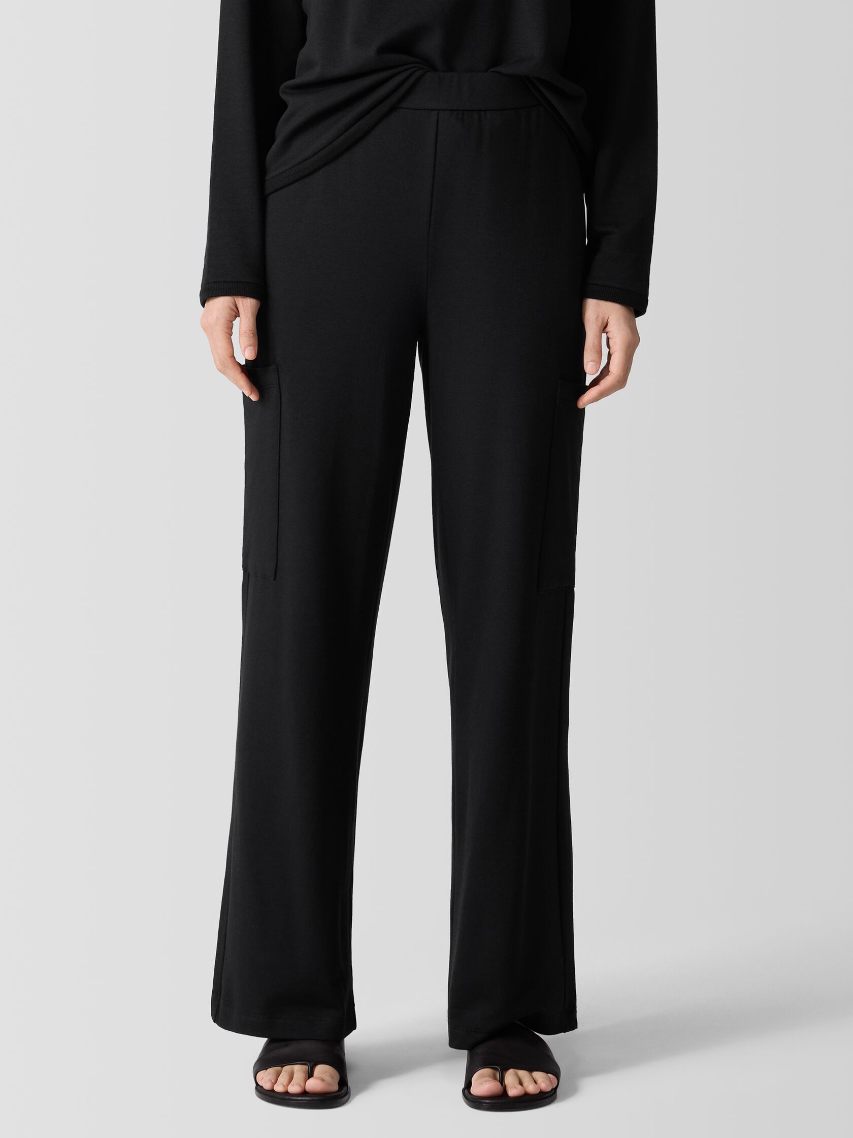 Cozy Brushed Terry Hug Cargo Pant