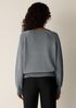 Sleek Viscose Wedge Sweater