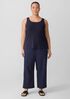 Stretch Silk Jersey Scoop Neck Tank