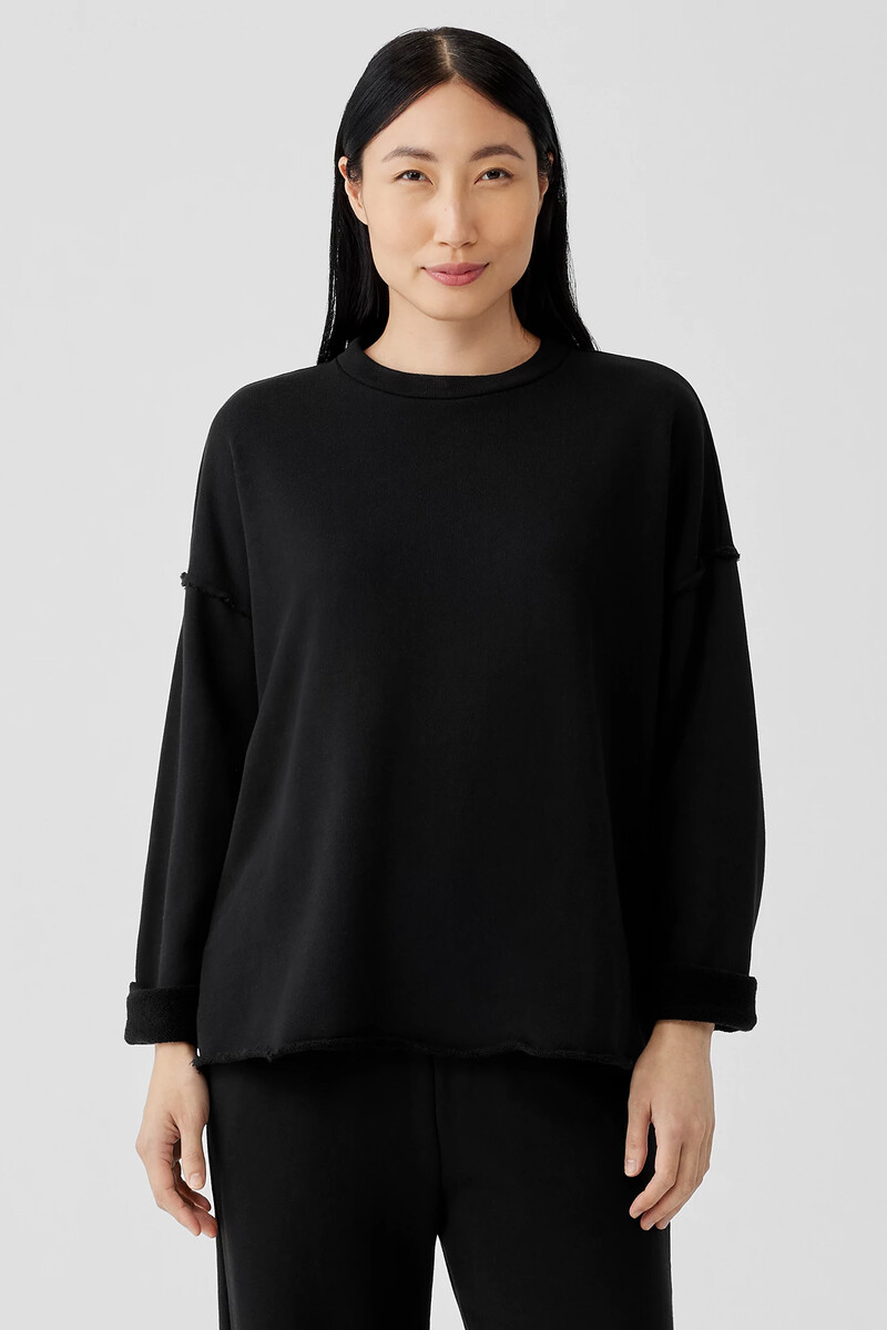 Organic Cotton French Terry Box-Top Organic Cotton French Terry Box-Top
