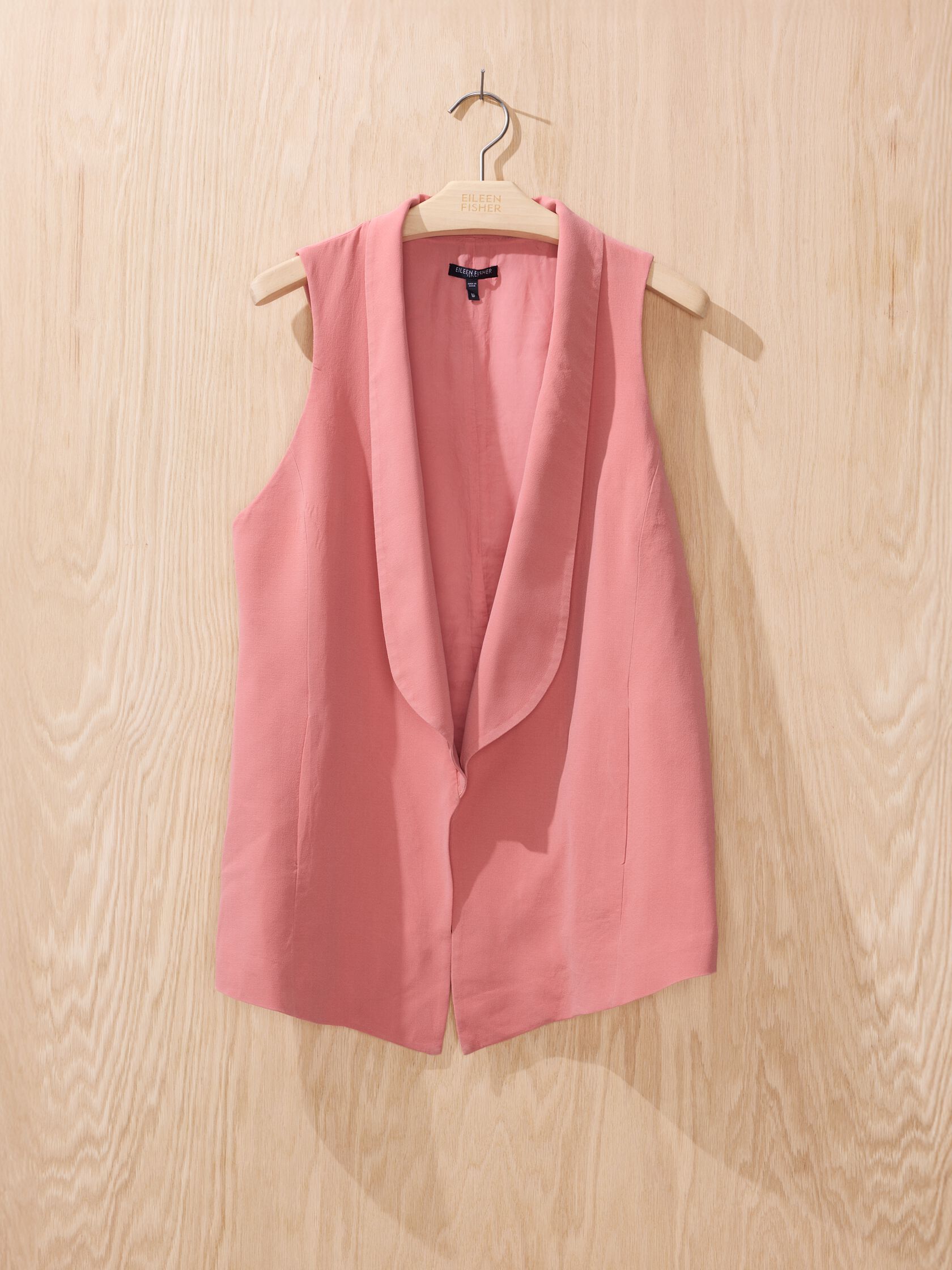 Renew Overdye Silk Crepe Vest, PL