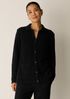 Organic Cotton Fluff Classic Collar Cardigan