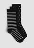 Cotton Trouser Sock 3-Pack