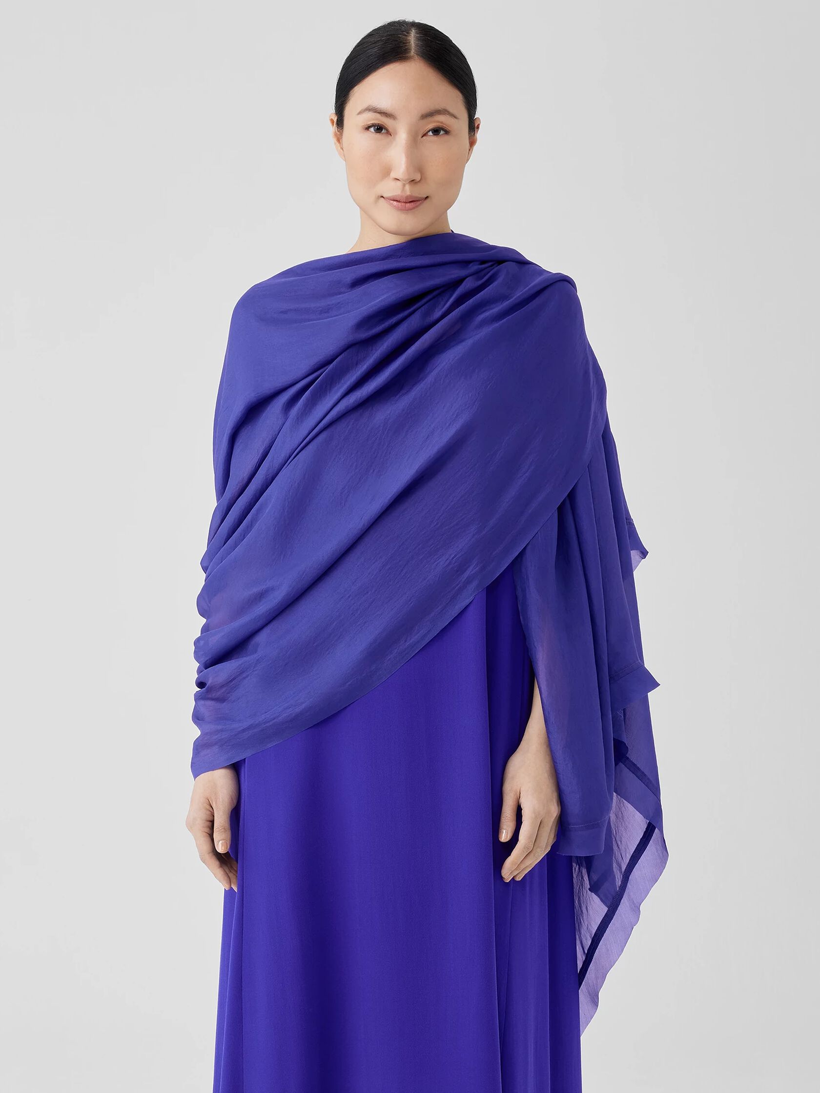 Washed Silk Parachute Scarf